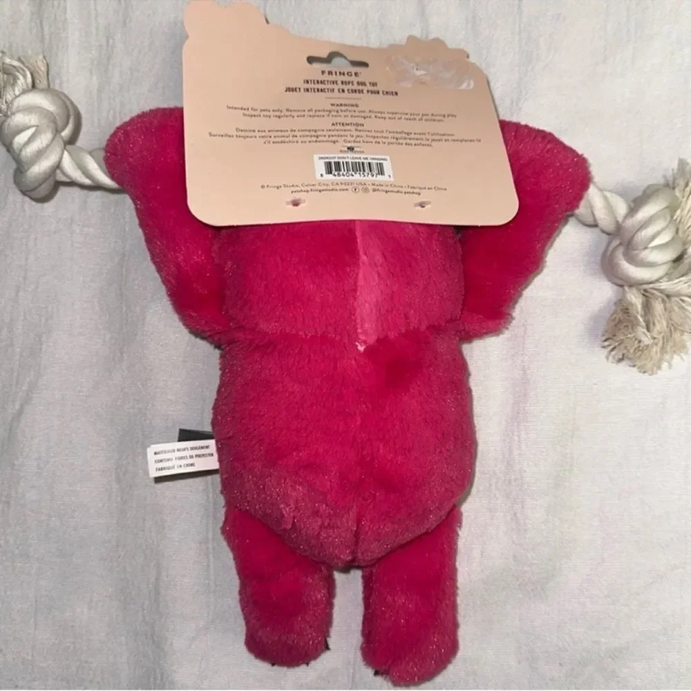 FRINGE Valentine’s Day Plush BE MINE Sloth Fetch & Fun Squeaky Dog Toy